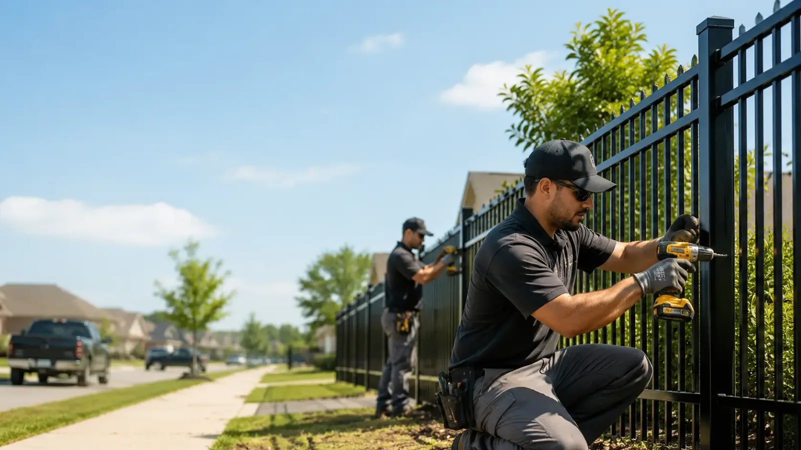 Metal Fence Installation in Medford, NY